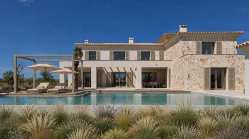 Finca de alta calidad de nueva construcción con maravillosas vistas entre  y Ses Salines