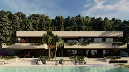 Parcela con vistas al mar de 2.380 m² con pre-proyecto Parcela con vistas al mar de 2.380 m² con pre-proyecto
