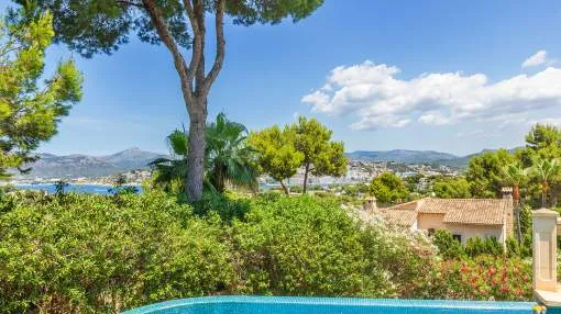 Villa de estilo mediterráneo con unas vistas de ensueño