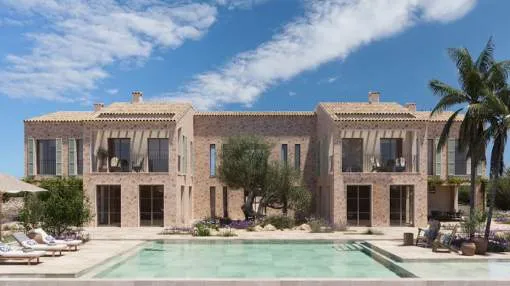 Exclusiva finca de nueva construcción en una ubicación de ensueño en Santanyí con vistas al mar