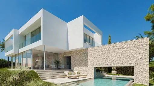 Lujosa villa nueva con preciosas vistas al mar cerca de la costa